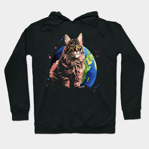 American Bobtail Earth Day Hoodie by JH Mart